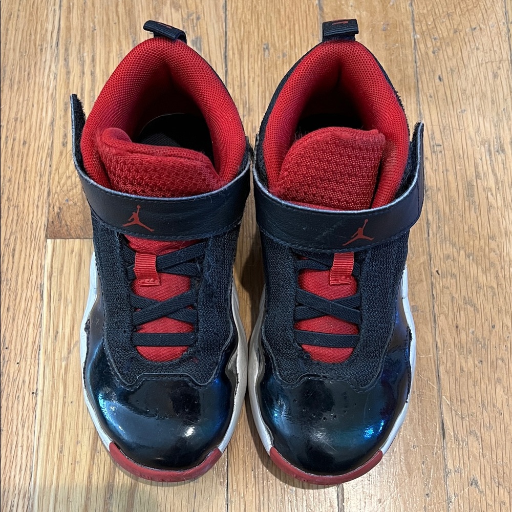 Jordan Black and Red Sneakers